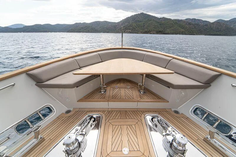 a boat on the water aboard SOUTH SEA Yacht for Sale