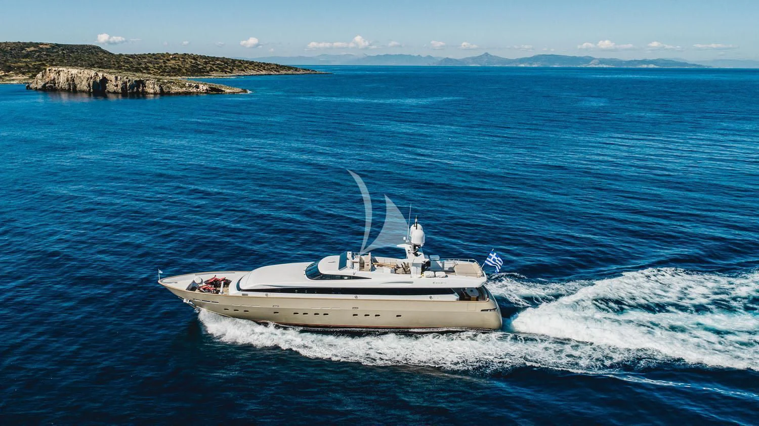 a boat on the water aboard LOANA Yacht for Sale