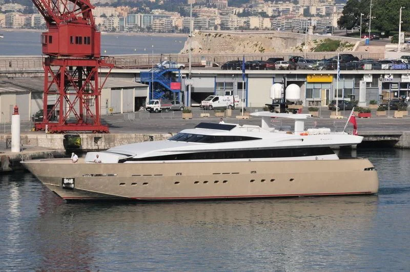 a boat on the water aboard LOANA Yacht for Sale