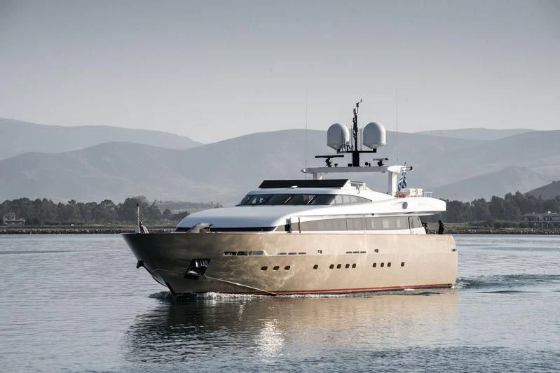 a boat on the water aboard LOANA Yacht for Sale
