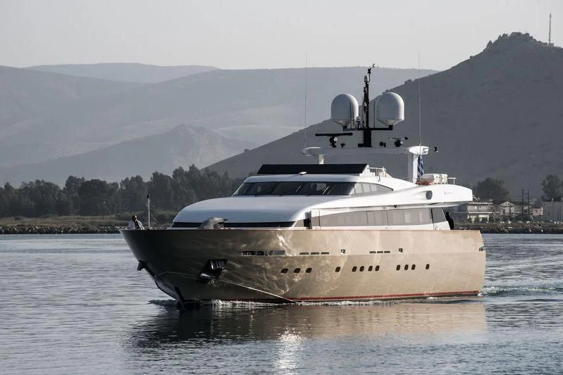 a boat on the water aboard LOANA Yacht for Sale