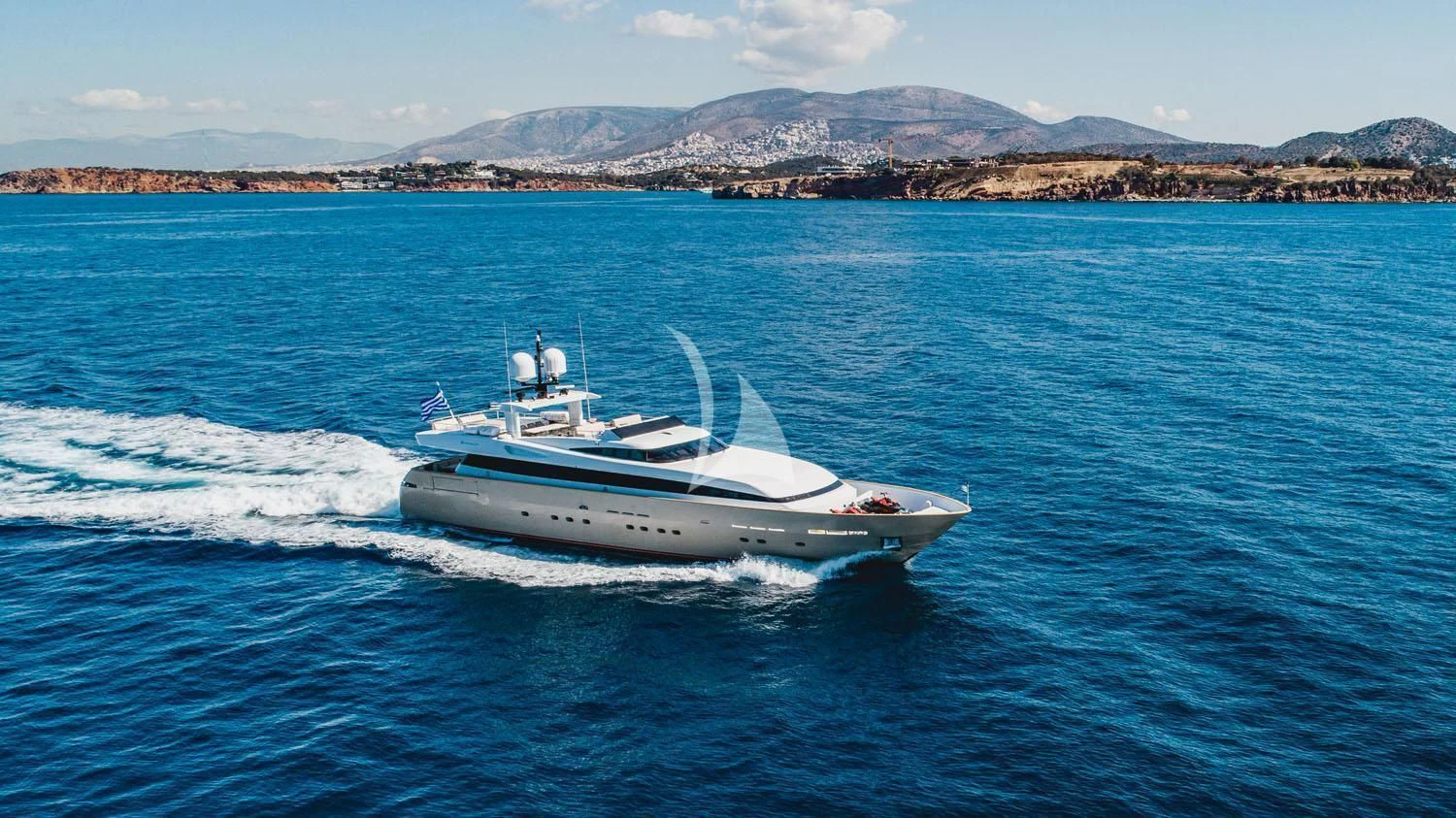 a boat on the water aboard LOANA Yacht for Sale