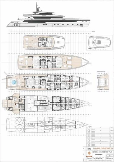 diagram aboard ALCHEMIST Yacht for Sale