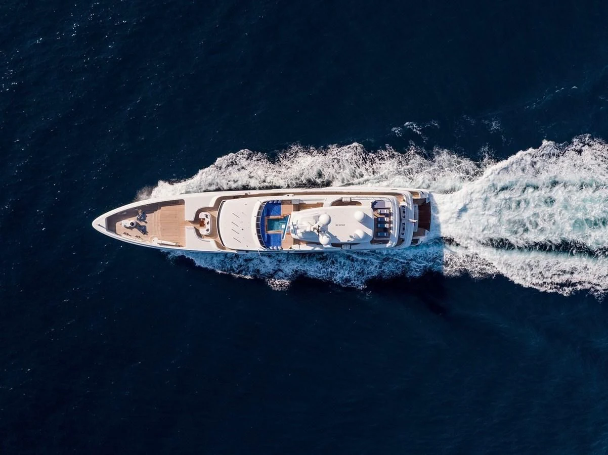 a boat in the water aboard COCKTAILS Yacht for Sale