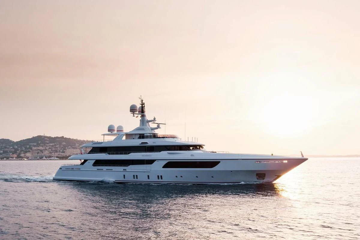 a boat on the water aboard COCKTAILS Yacht for Sale