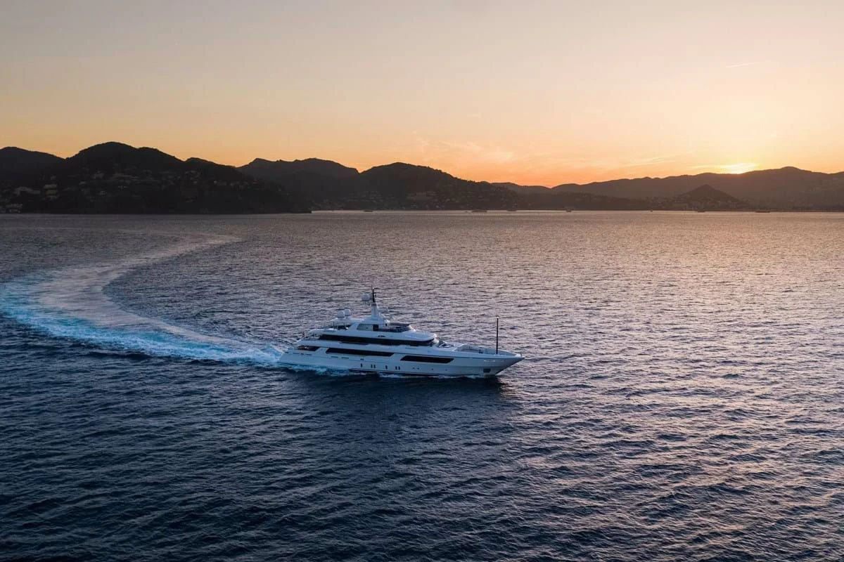 a boat on the water aboard COCKTAILS Yacht for Sale