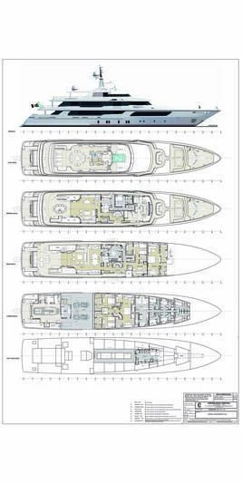 diagram aboard COCKTAILS Yacht for Sale