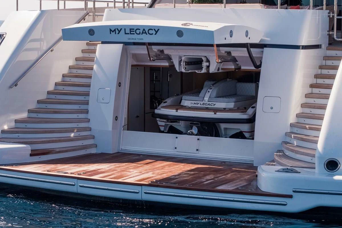 a boat on the water aboard COCKTAILS Yacht for Sale