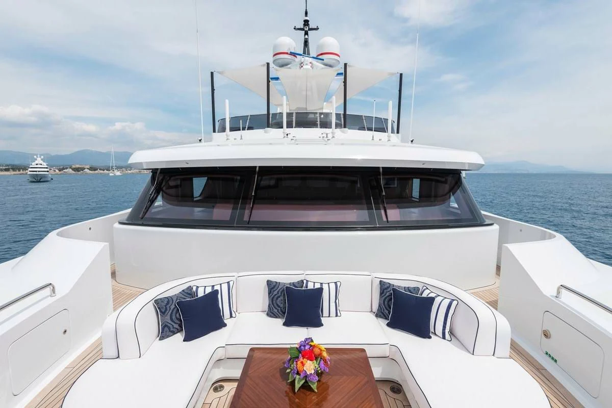 a boat on the water aboard COCKTAILS Yacht for Sale