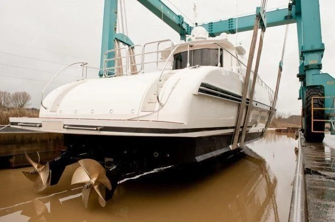 a boat on a river aboard ONTRAC Yacht for Sale