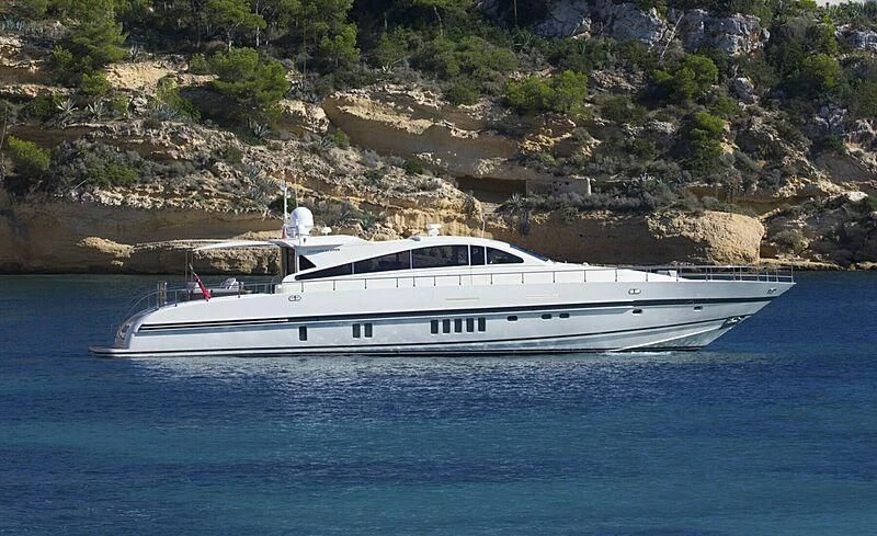 a boat on the water aboard ONTRAC Yacht for Sale