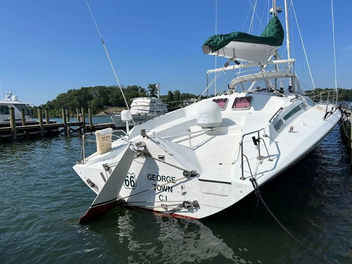 a boat in the water aboard ROUTE 66 Yacht for Sale