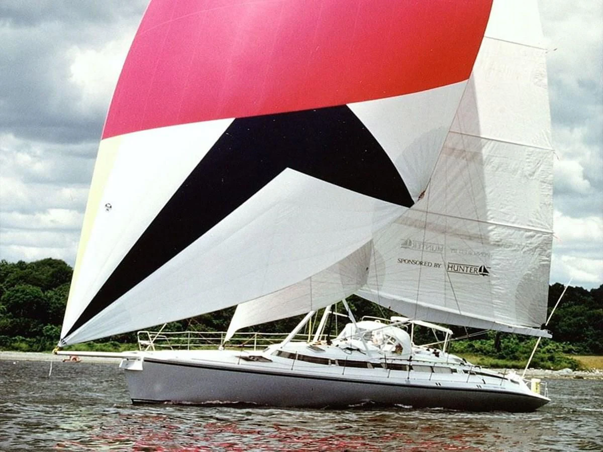 a sailboat on the water aboard ROUTE 66 Yacht for Sale