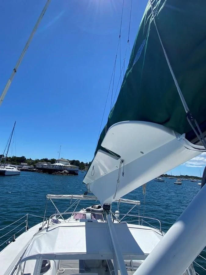 a boat on the water aboard ROUTE 66 Yacht for Sale