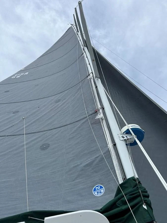 a sailboat on the water aboard ROUTE 66 Yacht for Sale
