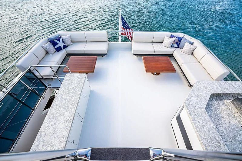 a boat on the water aboard VOYAGER Yacht for Sale
