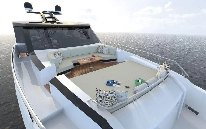 a boat on the water aboard VOYAGER Yacht for Sale