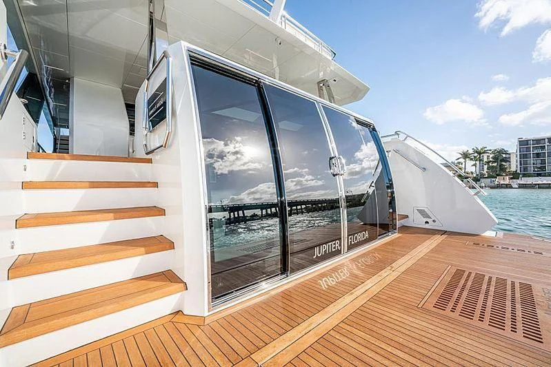 a boat on the water aboard VOYAGER Yacht for Sale