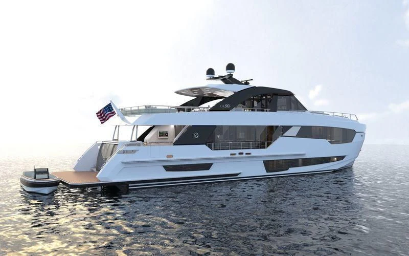 a boat on the water aboard VOYAGER Yacht for Sale
