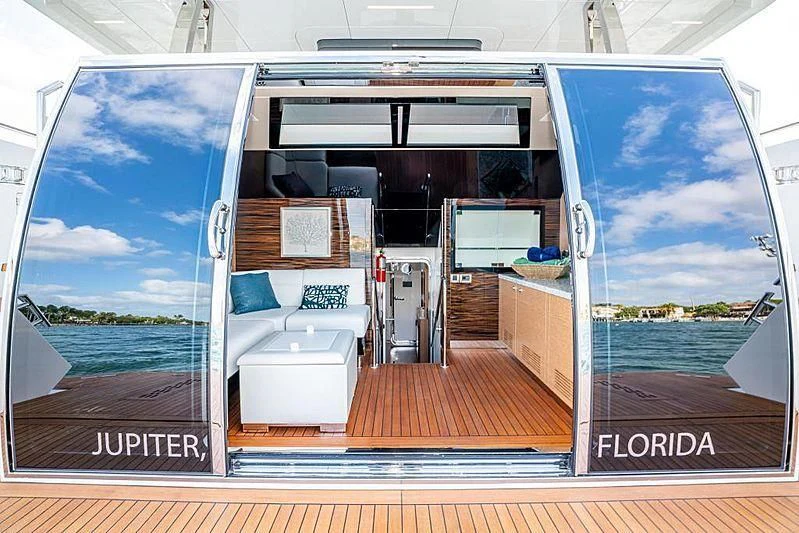 a boat on the water aboard VOYAGER Yacht for Sale