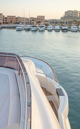 a boat on the water aboard MIRA 1 Yacht for Sale