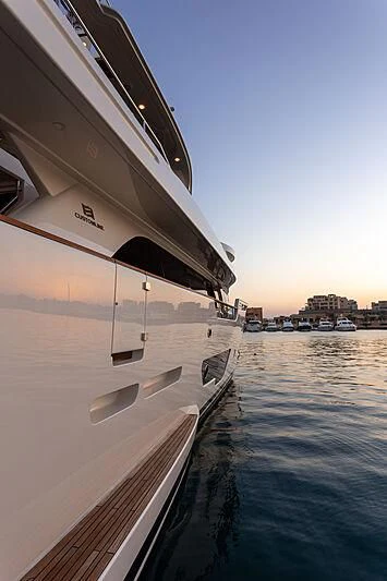 a boat on the water aboard MIRA 1 Yacht for Sale