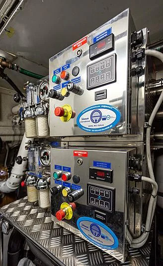 graphical user interface aboard MIRA 1 Yacht for Sale