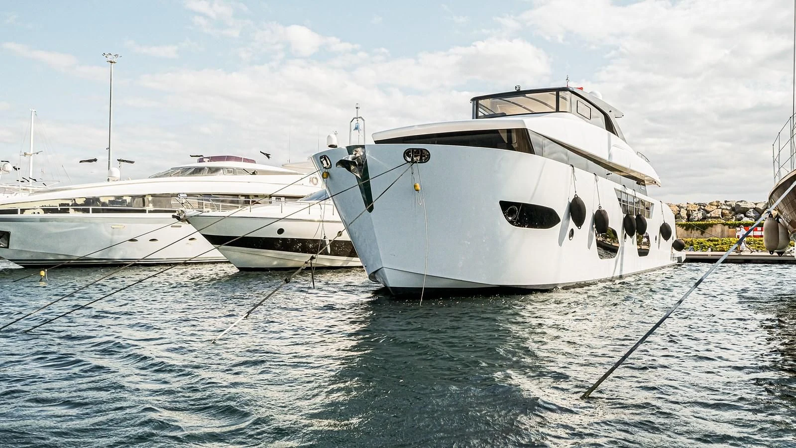 a couple of boats in the water aboard ONYX 87/01 Yacht for Sale