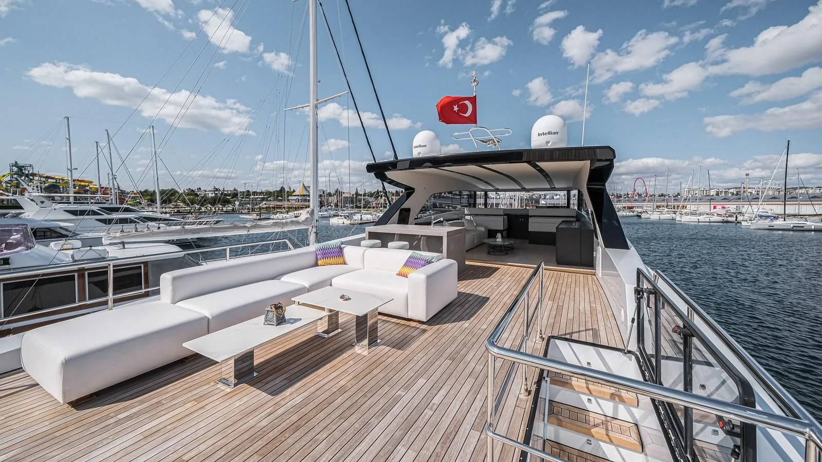 a boat on the water aboard ONYX 87/01 Yacht for Sale