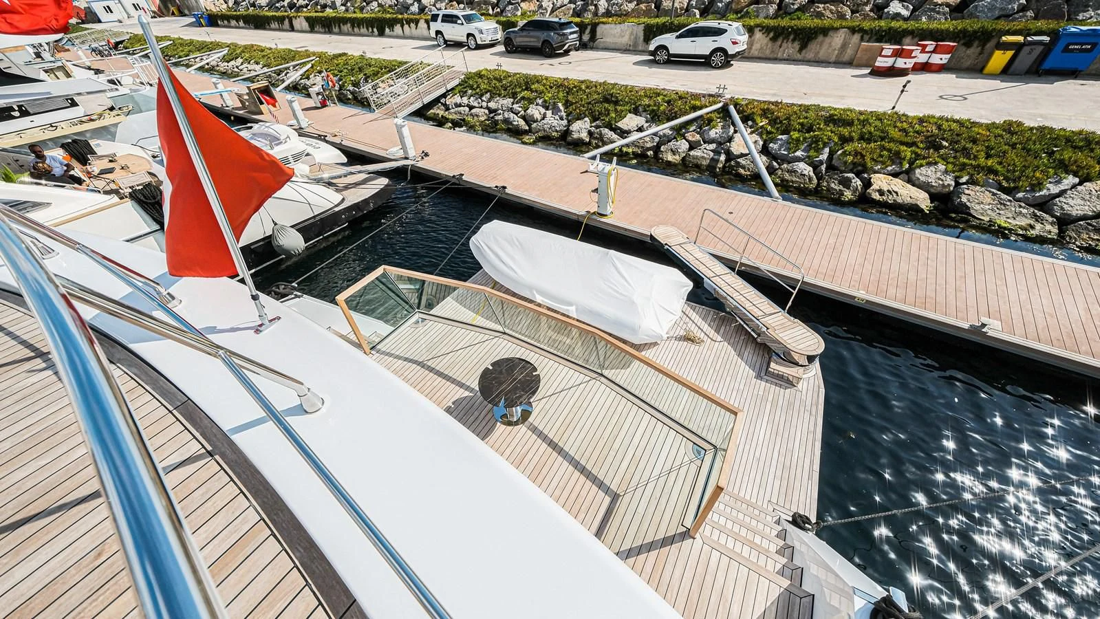 a boat on the water aboard ONYX 87/01 Yacht for Sale