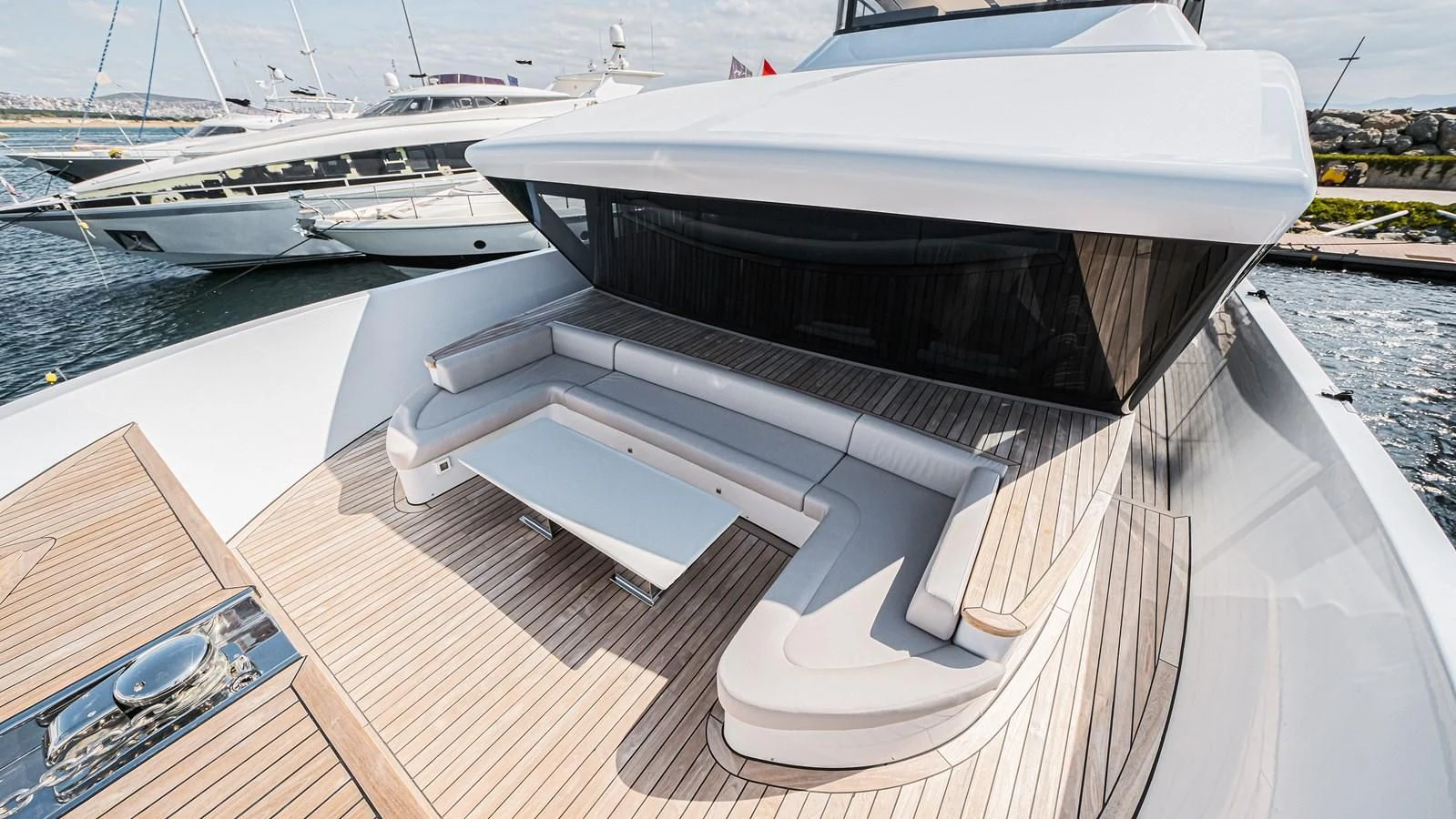 a boat on the water aboard ONYX 87/01 Yacht for Sale