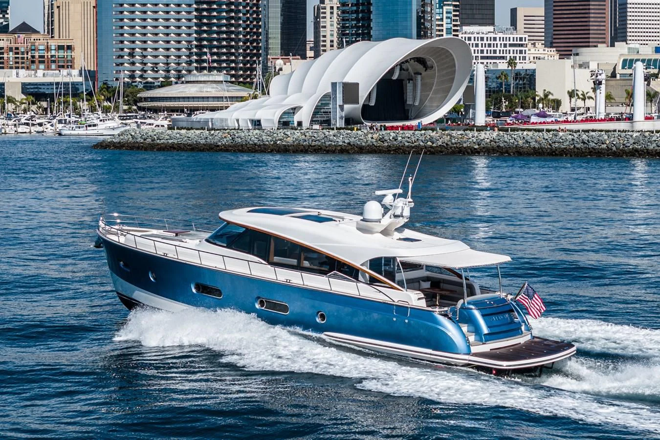 a boat on the water aboard VALENCIA Yacht for Sale