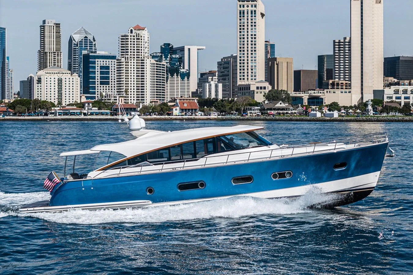 a boat on the water aboard VALENCIA Yacht for Sale