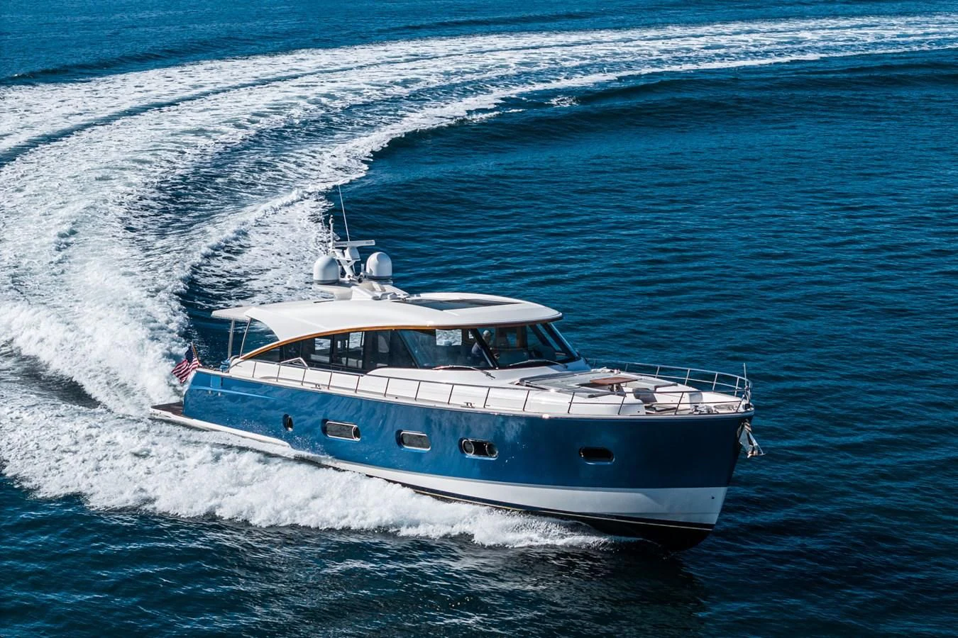 a boat on the water aboard VALENCIA Yacht for Sale