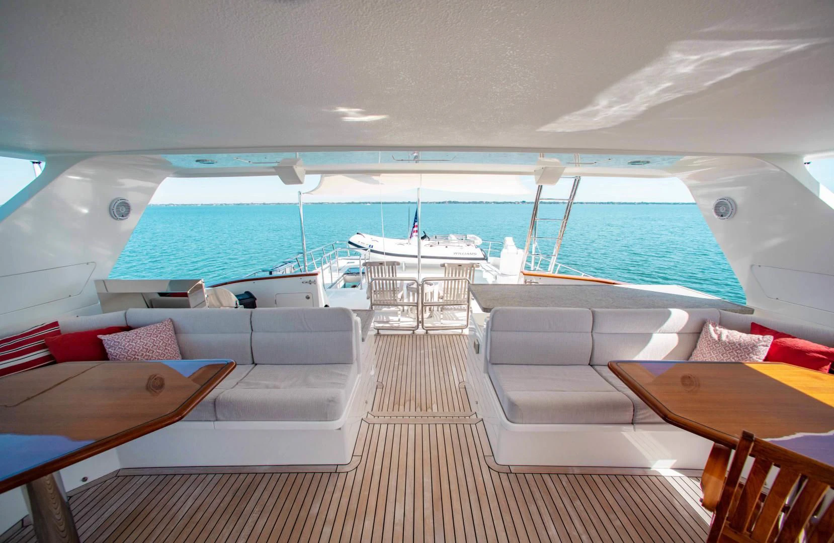 a boat on a boat aboard ON LIBERTY Yacht for Sale