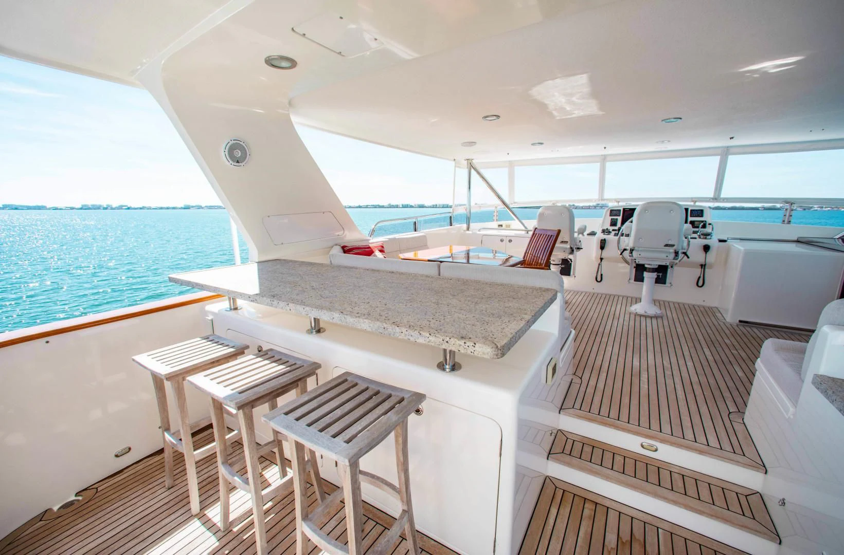 inside of a boat aboard ON LIBERTY Yacht for Sale