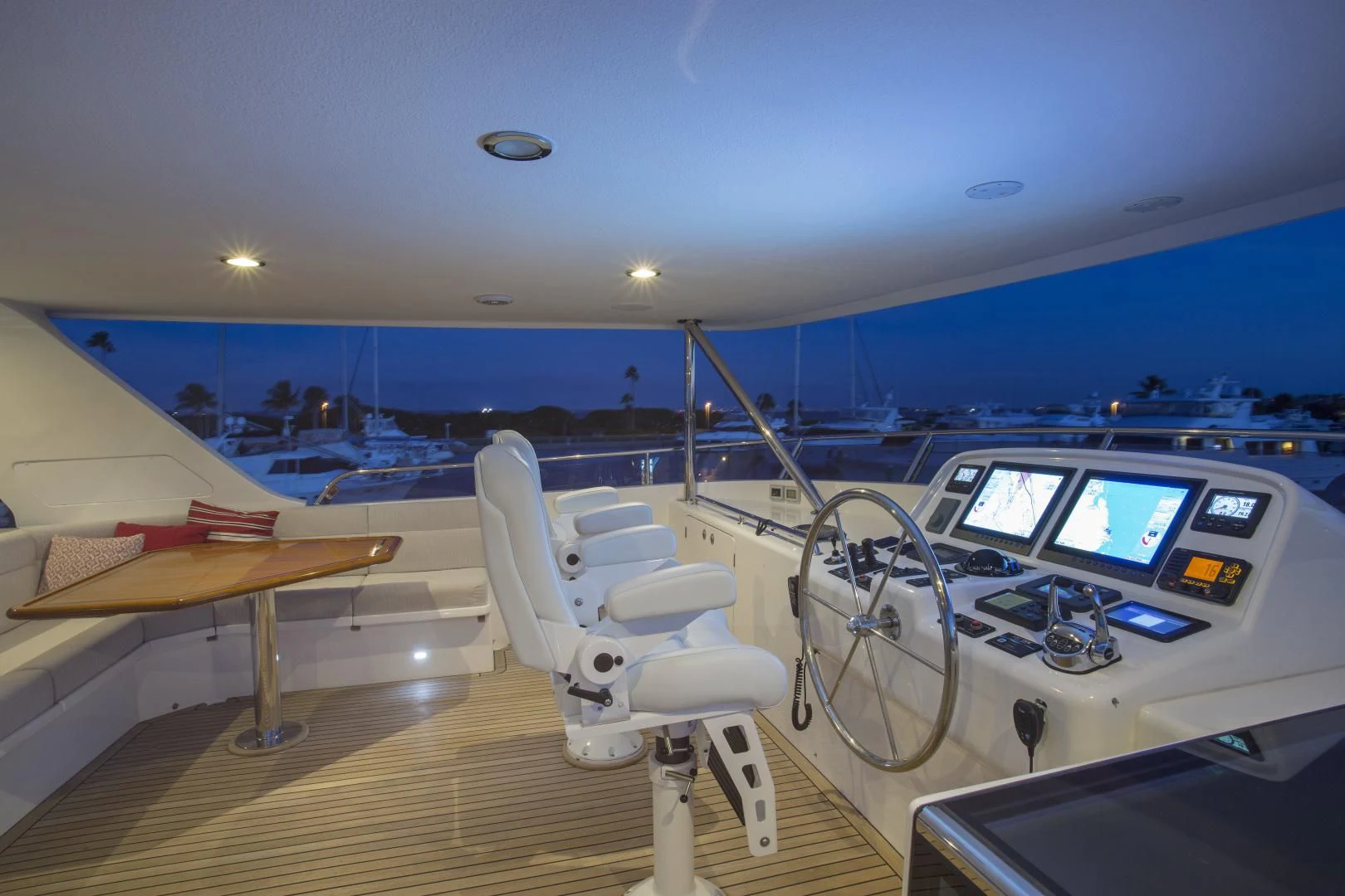 inside of a boat aboard ON LIBERTY Yacht for Sale