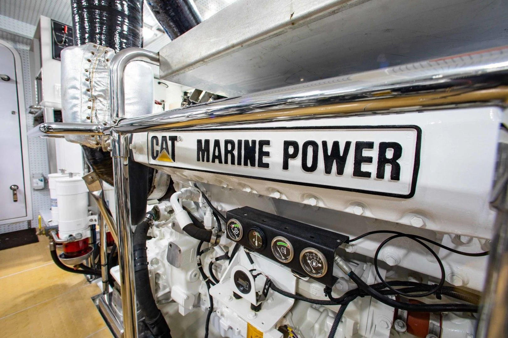 a close-up of a machine aboard ON LIBERTY Yacht for Sale