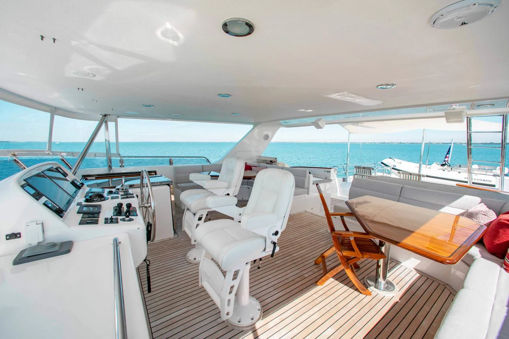 inside of a boat aboard ON LIBERTY Yacht for Sale