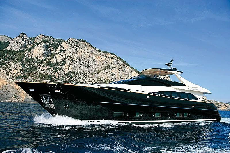 a boat on the water aboard REFLECT Yacht for Sale