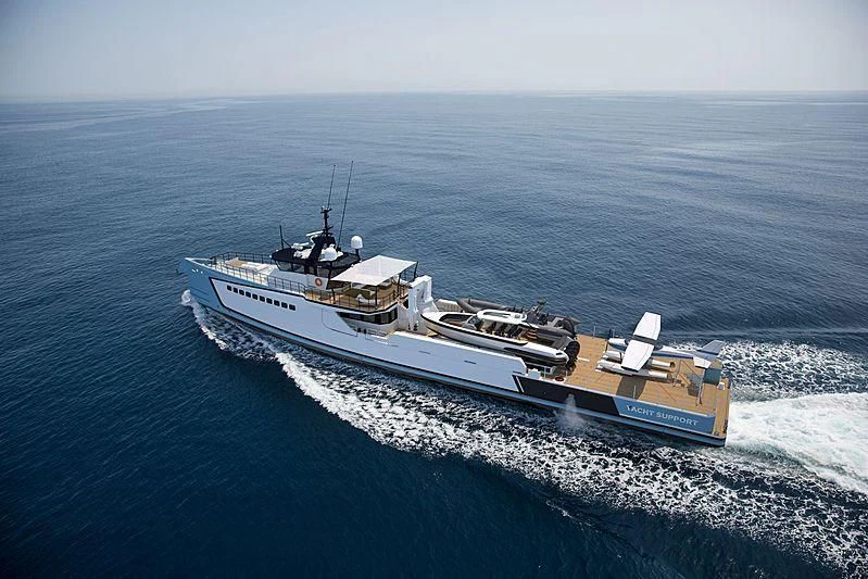 a ship on the water aboard B3 Yacht for Sale