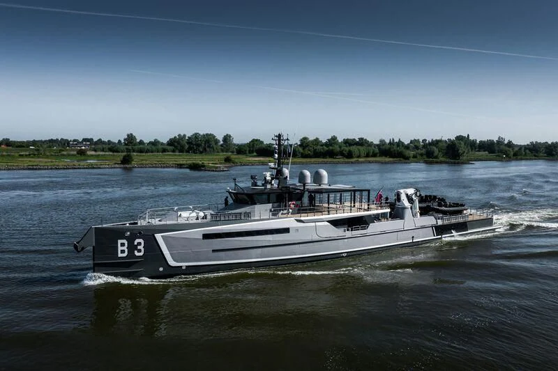 a boat on the water aboard B3 Yacht for Sale