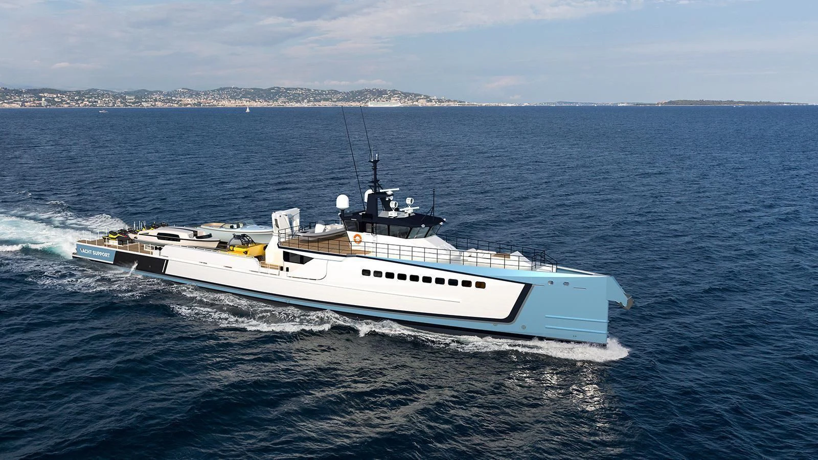 a boat on the water aboard B3 Yacht for Sale