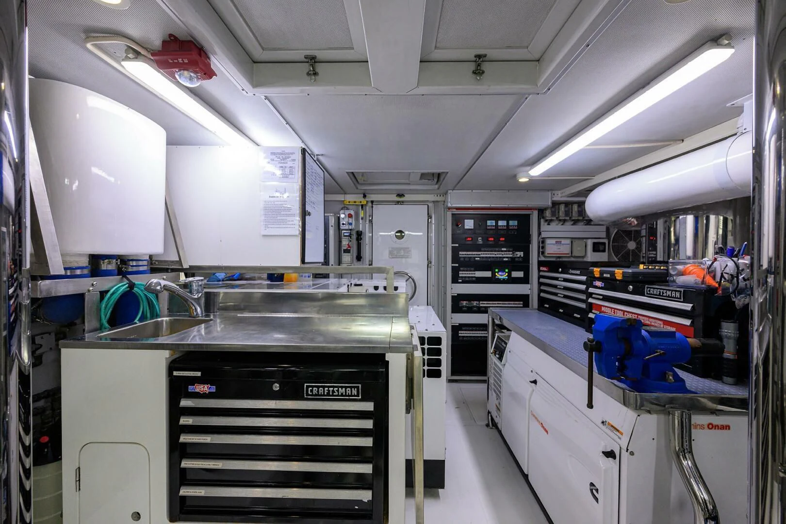 a room with several equipment aboard SOLACE Yacht for Sale