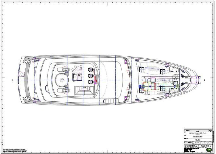 diagram aboard SOLACE Yacht for Sale