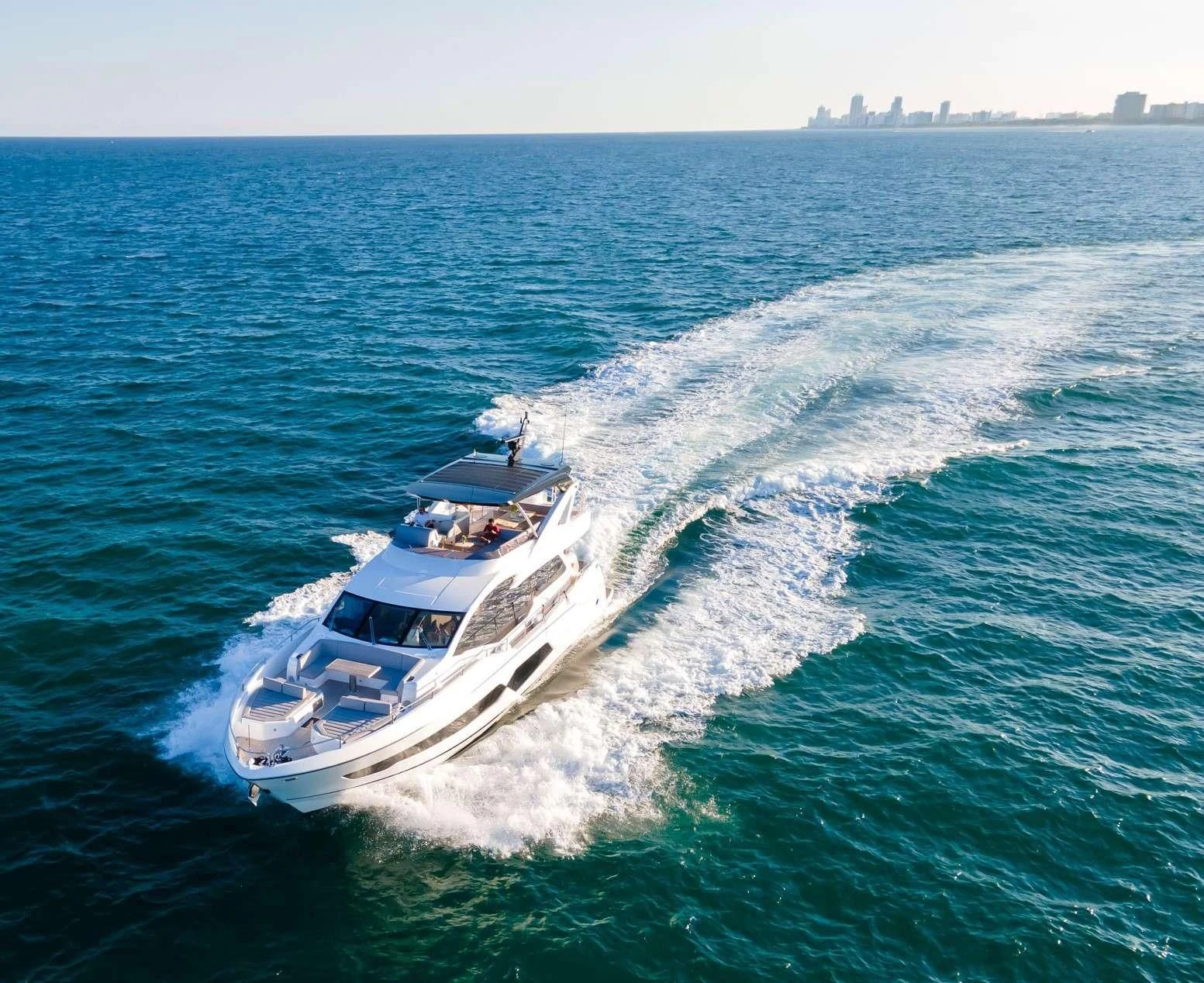 a boat on the water aboard MILAMO Yacht for Sale