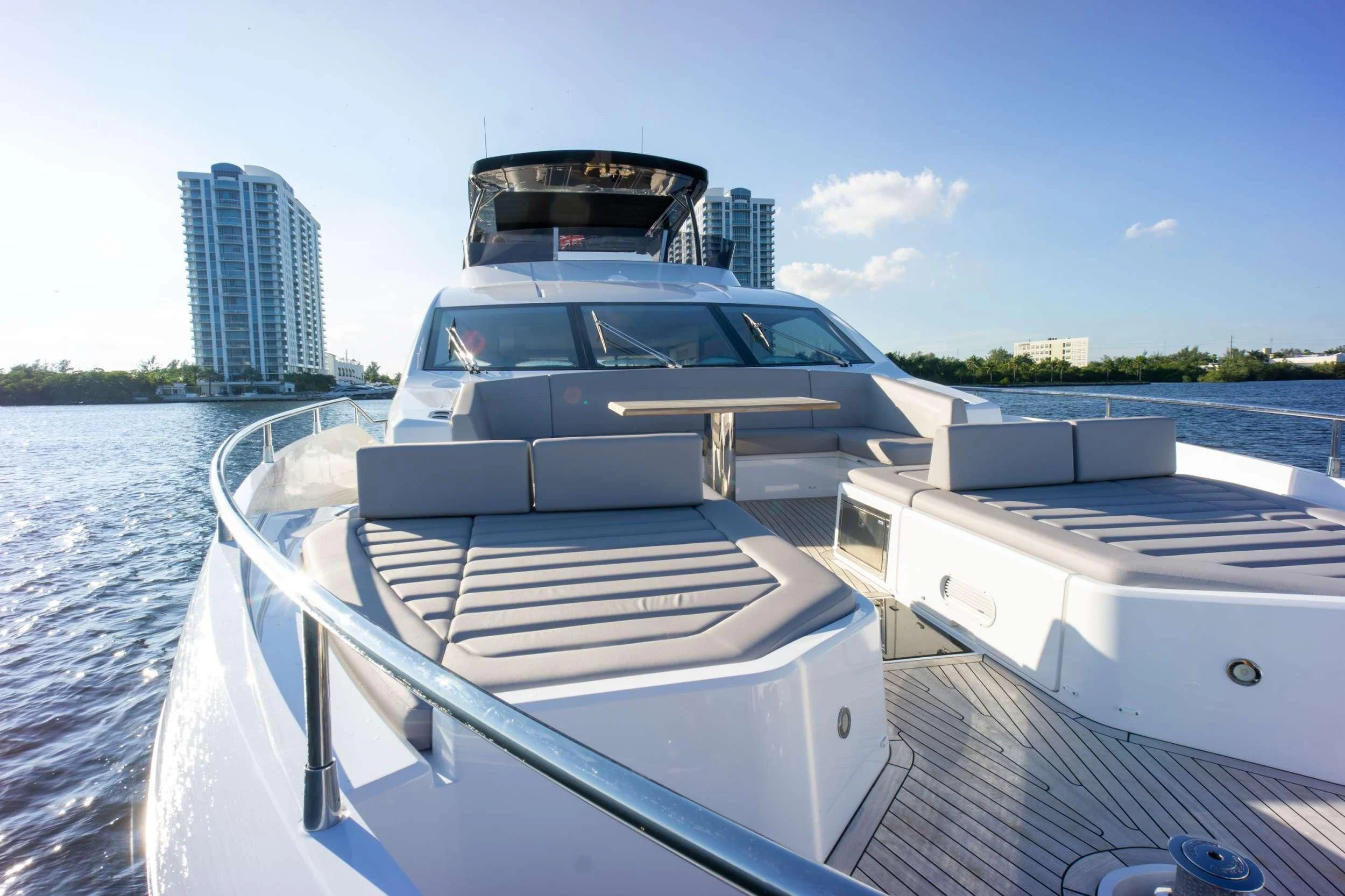 a boat on the water aboard MILAMO Yacht for Sale