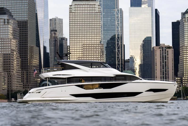a white yacht in the water aboard WORTH THE WAIT Yacht for Sale