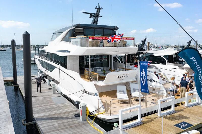 a boat on the water aboard WORTH THE WAIT Yacht for Sale