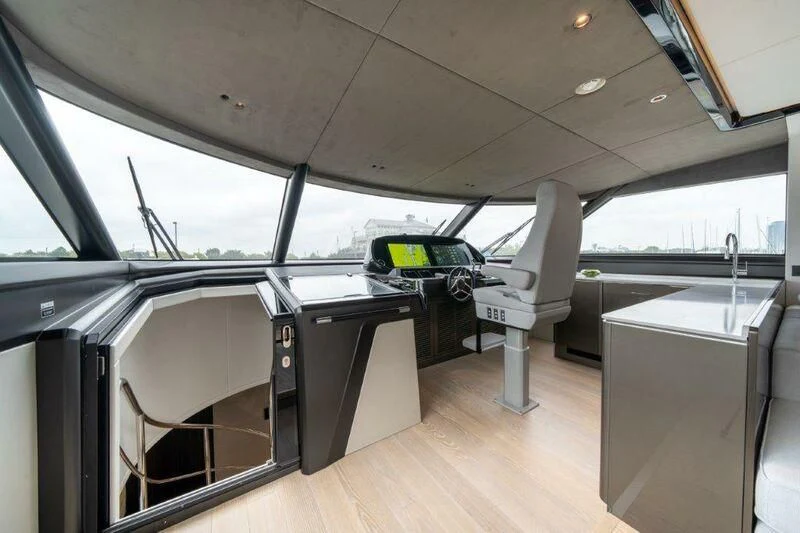 inside of a car aboard WORTH THE WAIT Yacht for Sale
